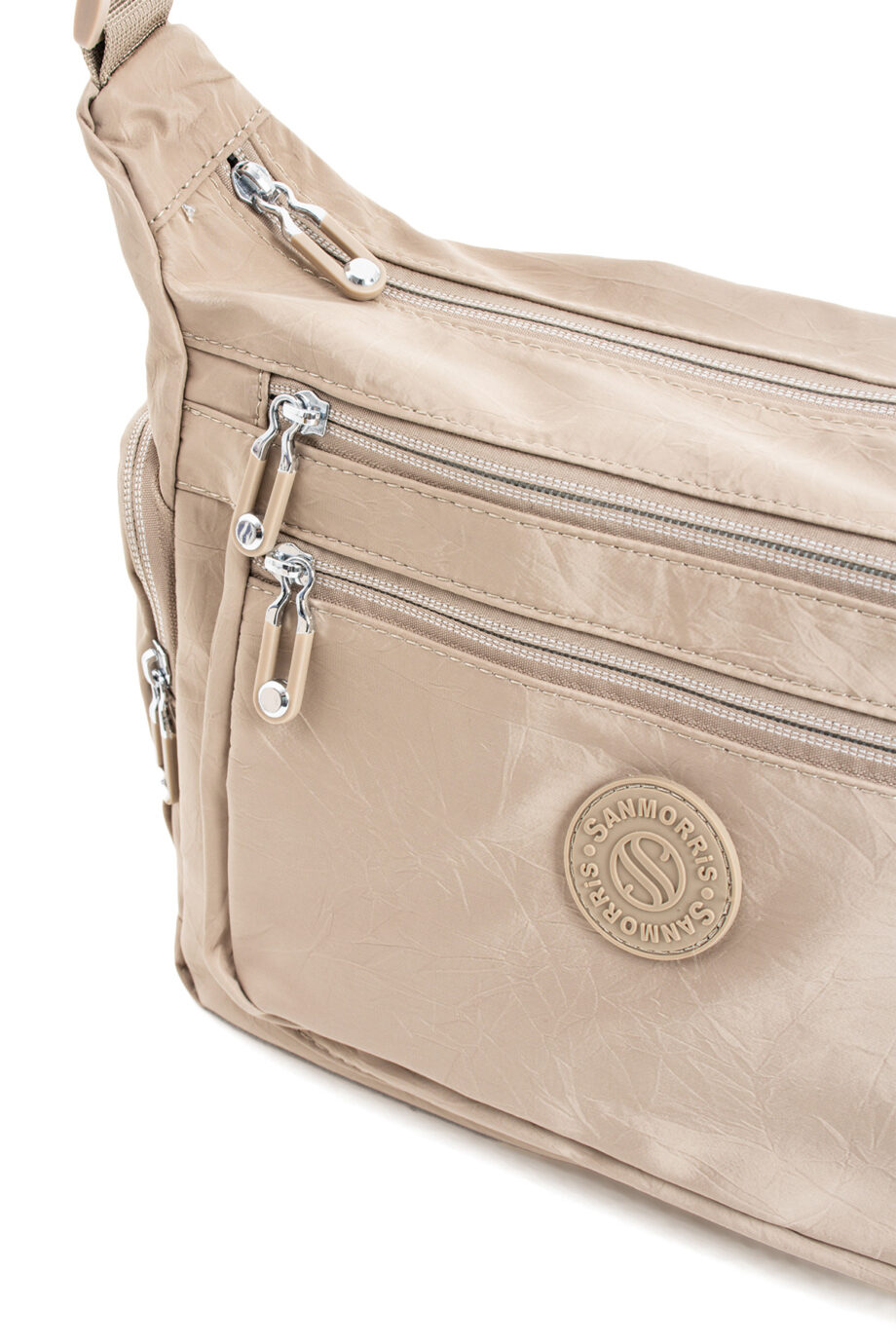 Collection of Sanmorris crossbody bags in different colors, emphasizing the variety available.