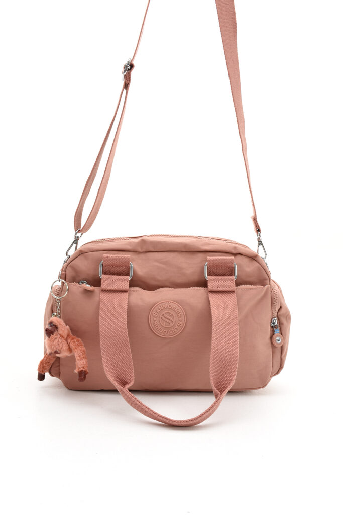 Unisex kırışık kumaş omuz ve çapraz çanta Kod: 3030 - Sanmorris Bags